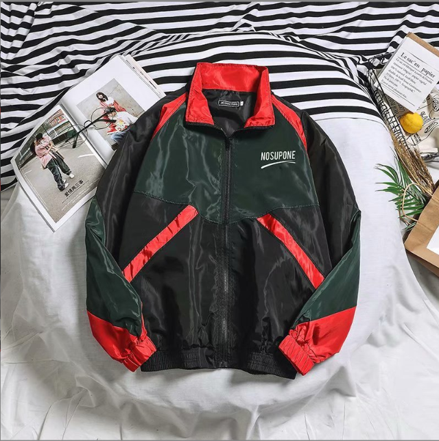 JOACHIM - Bomberjas voor Casual Streetwear - Patchwork Ritsjas