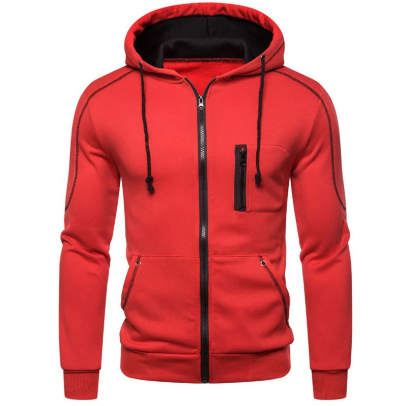 Cormac - Sweatshirt & Sweatbroek Set met Ritssluiting voor Casual Fitness en Sport