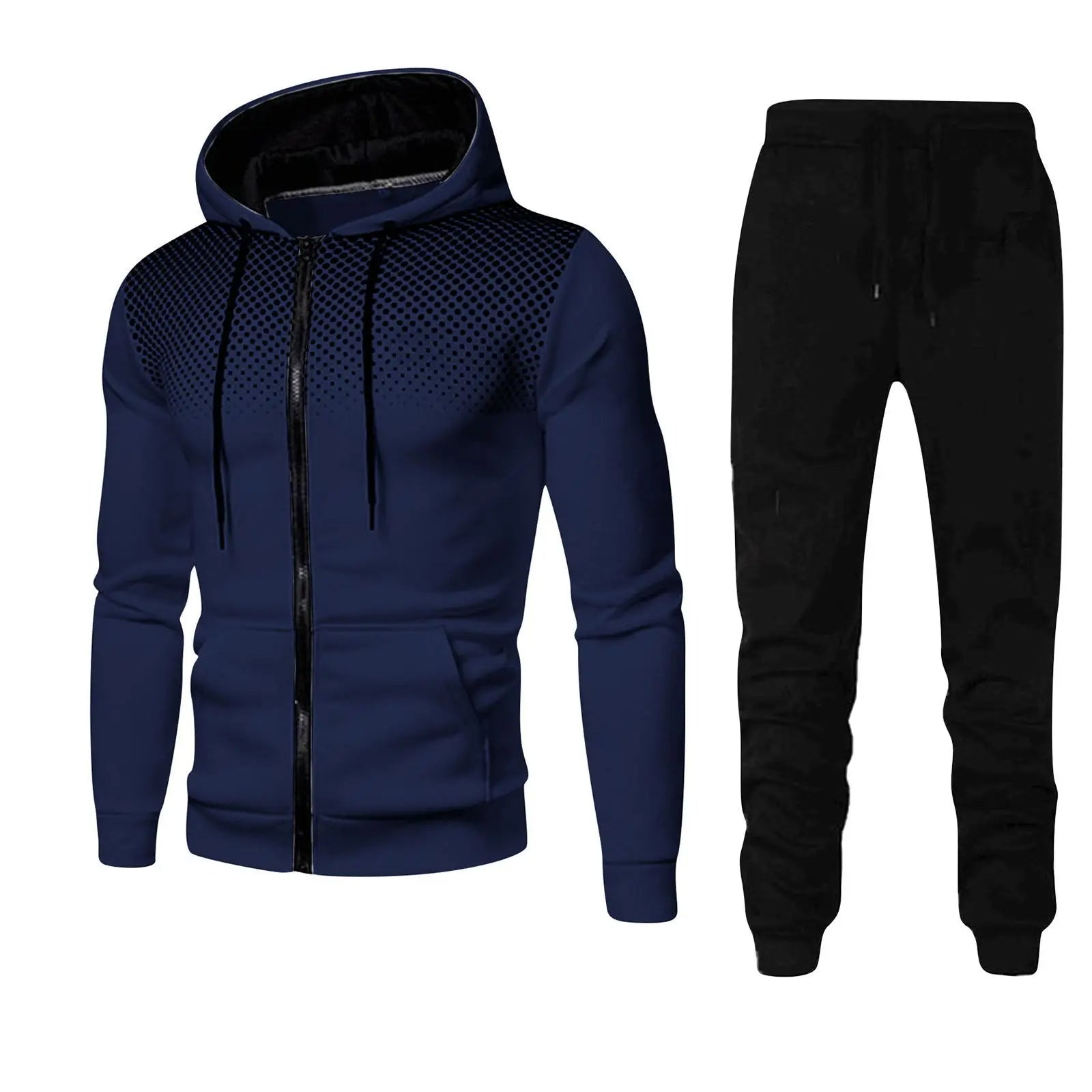 Cormac - Sweatshirt & Sweatbroek Set met Ritssluiting voor Casual Fitness en Sport