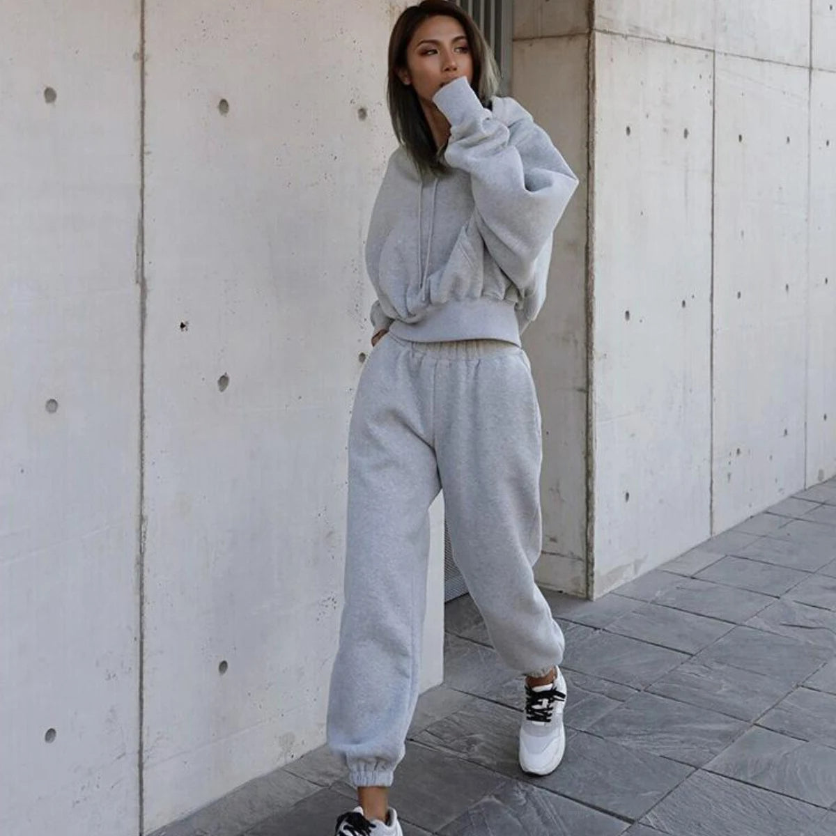 Nova - 2024 Herfst Winter Vrouwen Lange Mouwen Hoodie Sweater Jas