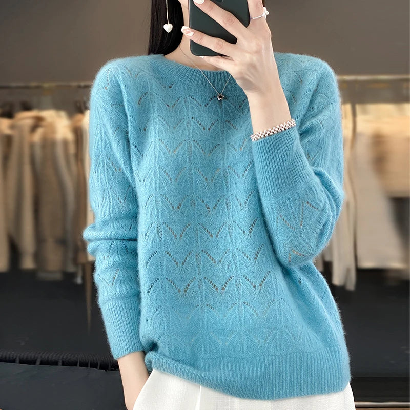 Winika - Luxe Merino Wol Pullover met O-hals