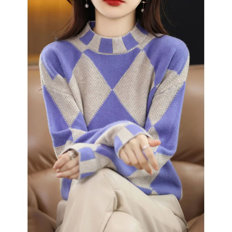 Nixie - Trendy gebreide dames trui