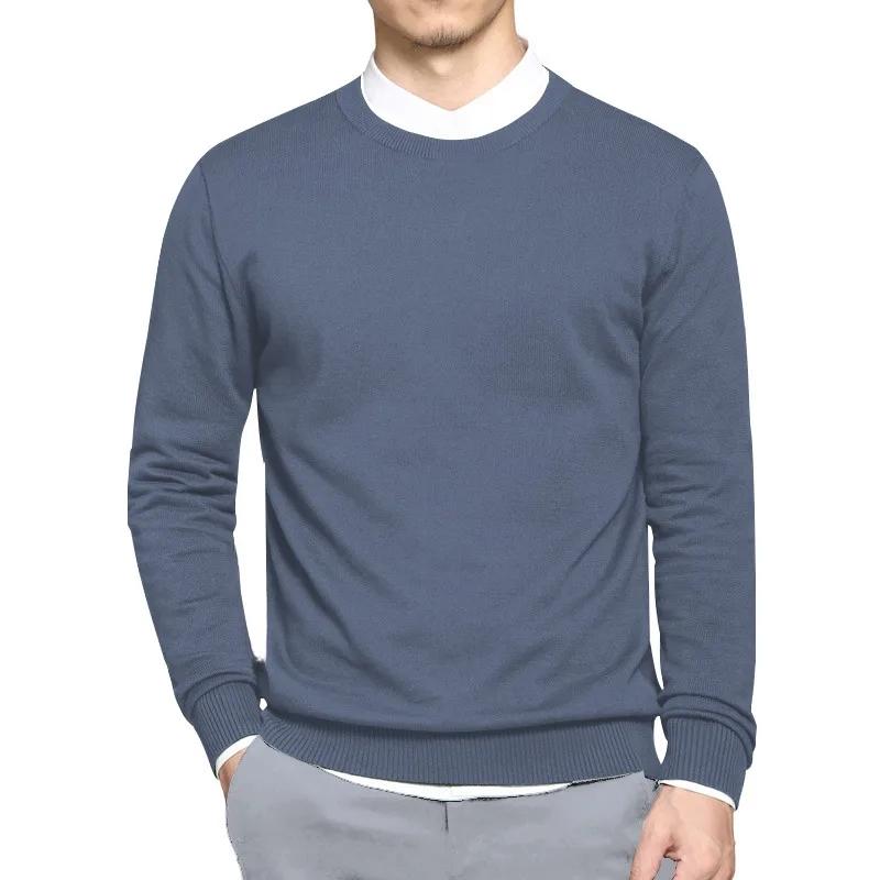 Gilroy - Katoenen Pullover Sweater met O-hals voor heren