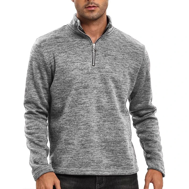 Isaiah - Casual Pullover met halve rits voor heren