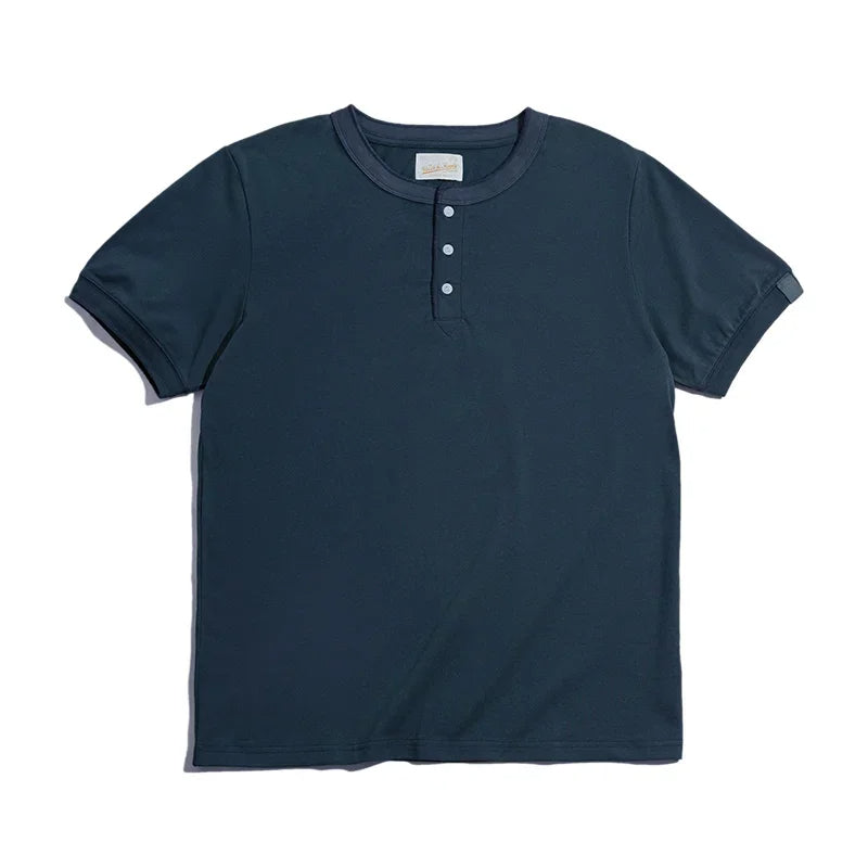 Joss - 2024 Katoenen Heren Henry T-shirts