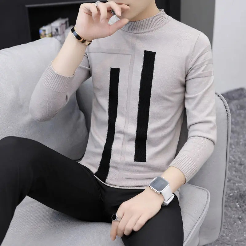 Jeremy - Sweater met Splitkraag voor heren