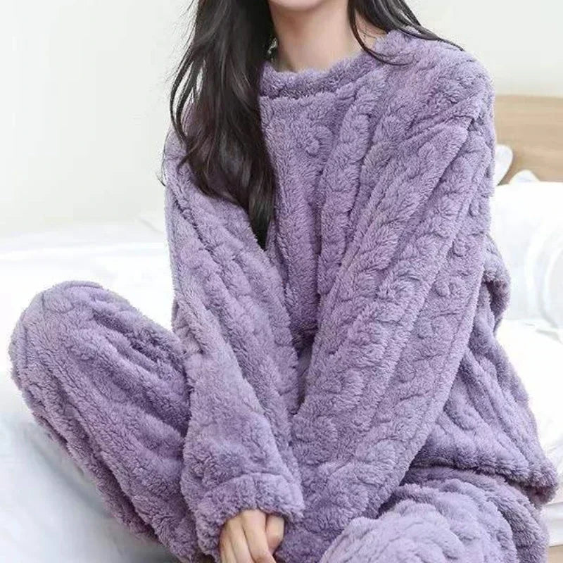 Joscelyn - Cozy Dames 2-Delige Velvet Fleece Set