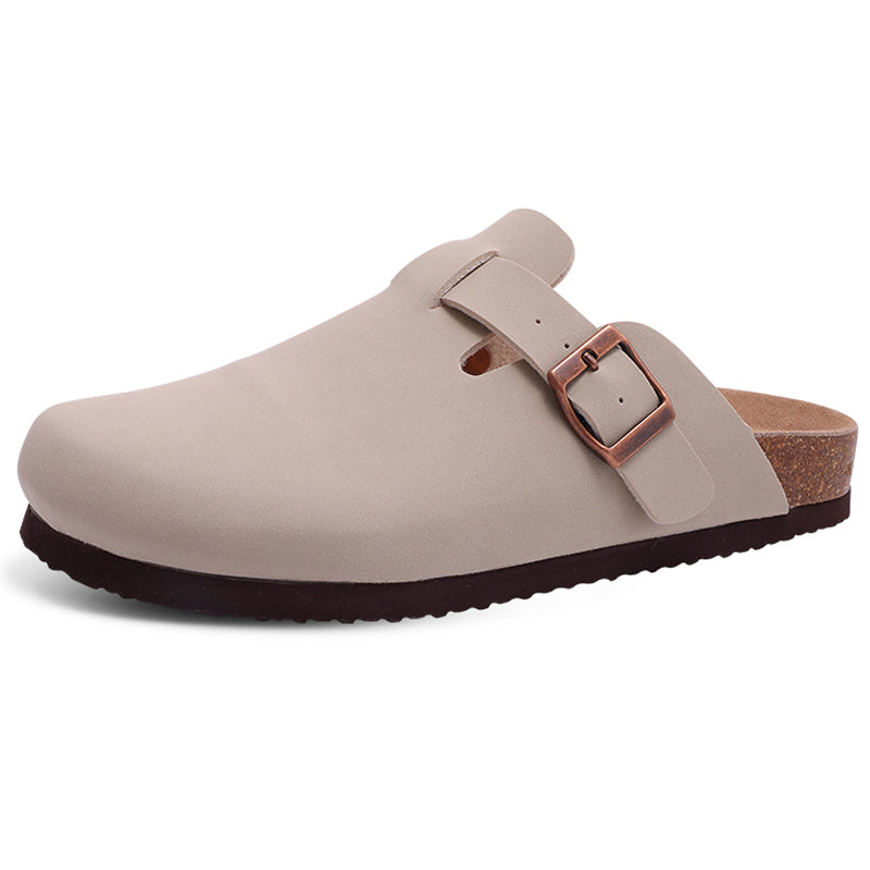 CLAUDE - Stijlvolle Kurk Klomp Slippers