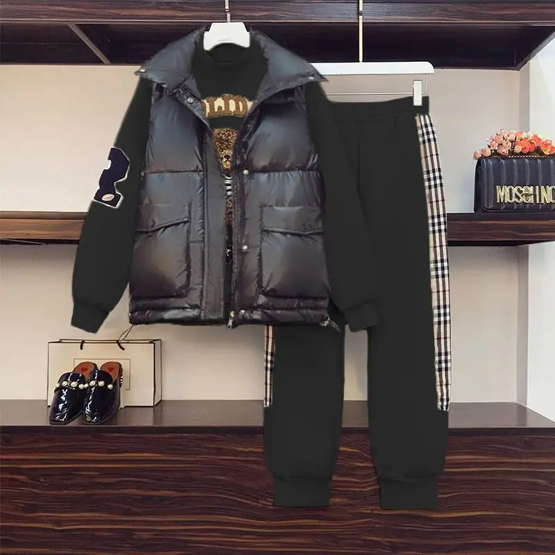 Adira - Stijlvolle oversized driedelige damesset