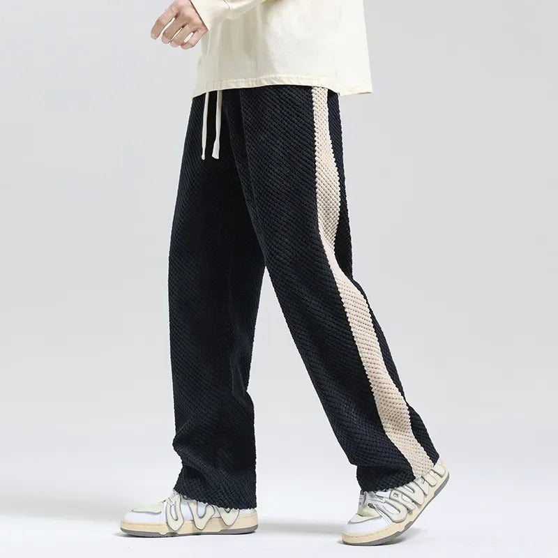 JONATHAN - Heren Ademende Corduroy Sweatpants met Koordtaille
