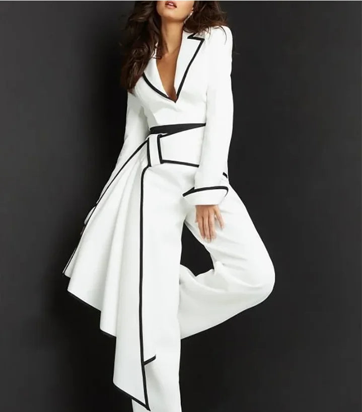 Maeva - Chique witte jumpsuit voor dames