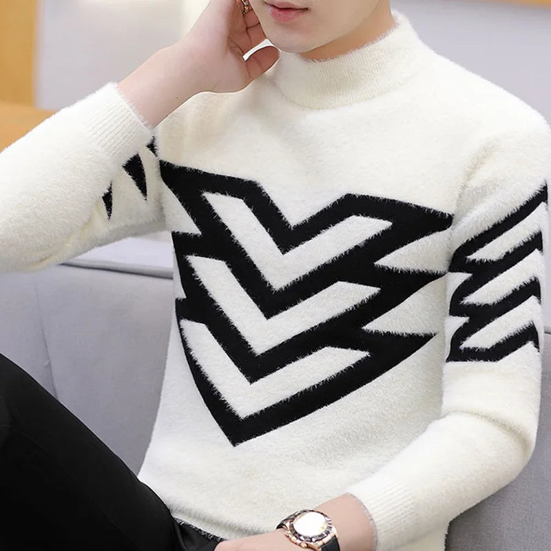Aurelian - Sweater met schildpadhals in Koreaanse stijl voor mannen