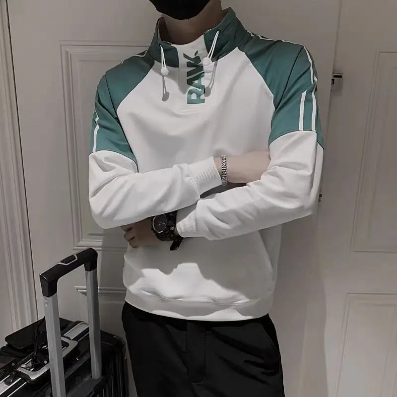 Loden - 2024 Heren Fashion Sweatshirt met opstaande kraag