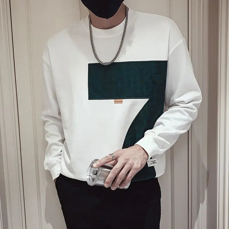 Nathan - Trendy Sweatshirt met Ronde Hals