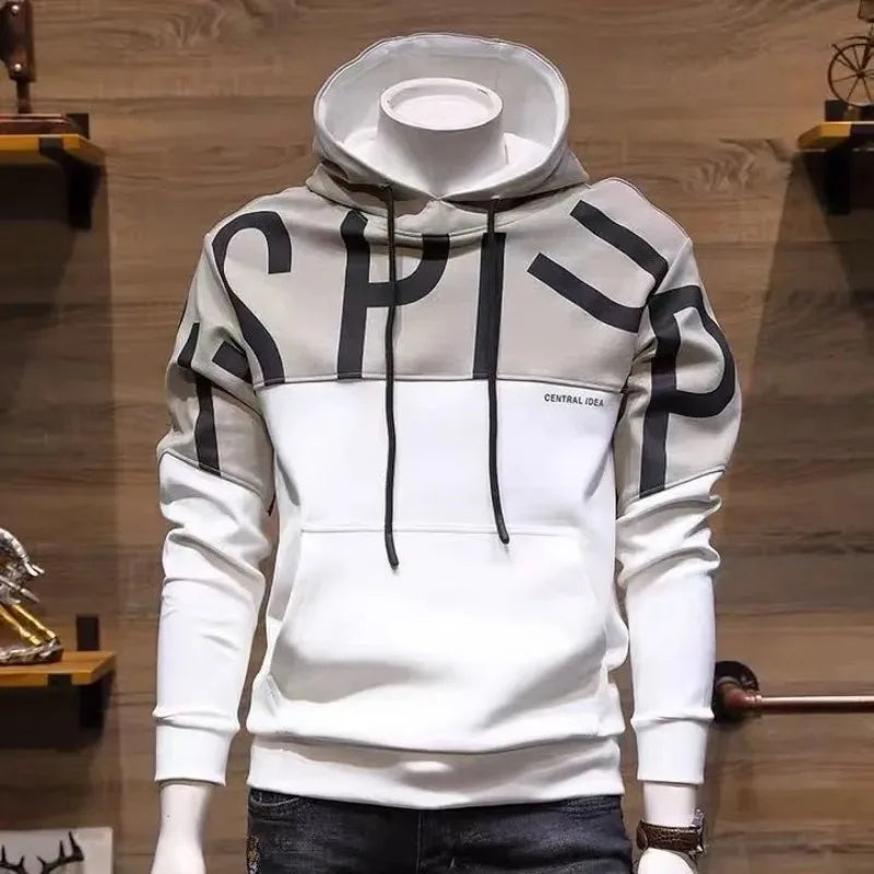 Boaz -Casual Streetwear Sweatshirt met verstelbare capuchon