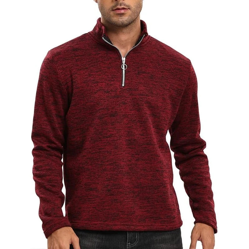 Isaiah - Casual Pullover met halve rits voor heren